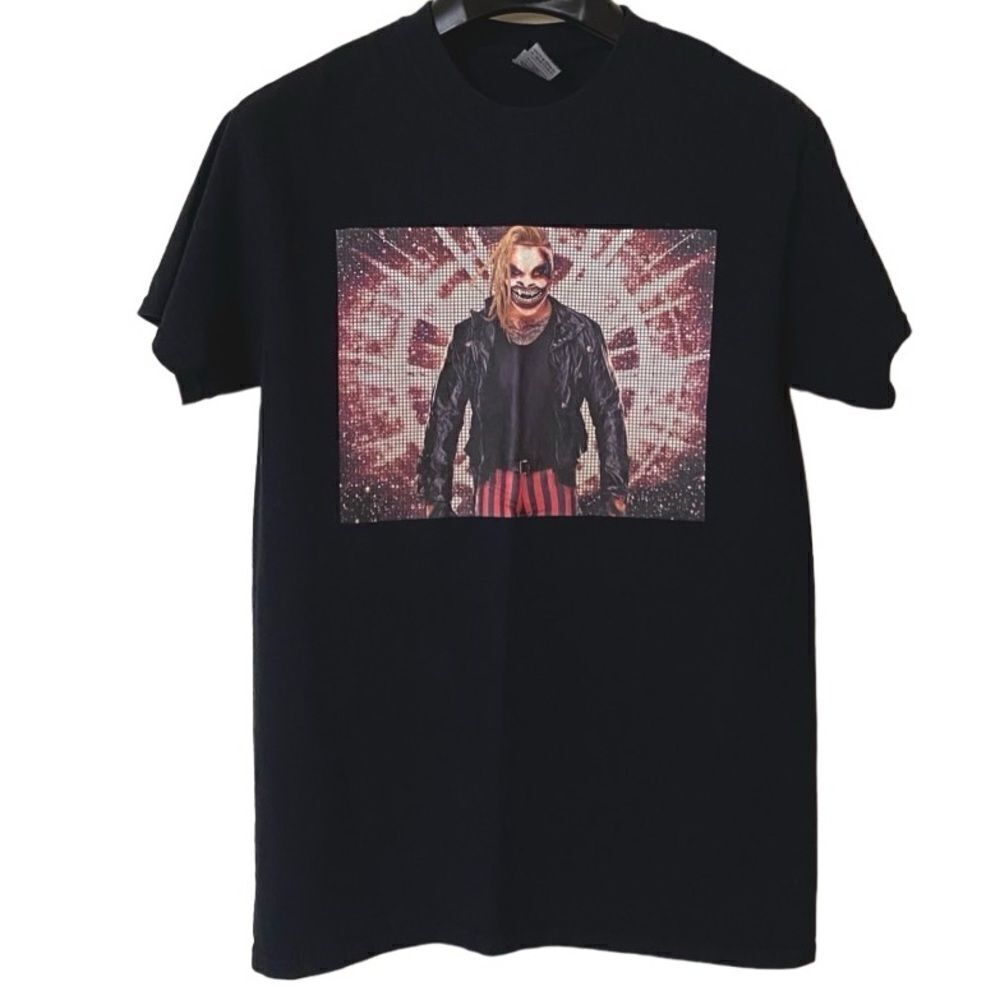 WWE Bray White Men’s Black Printed Graphic Shirt Sz S